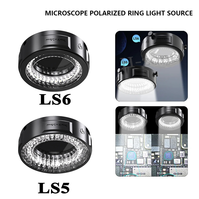 Electronics Repair Microscope - Mechanic LS5 LS6 Microscope Ring Light