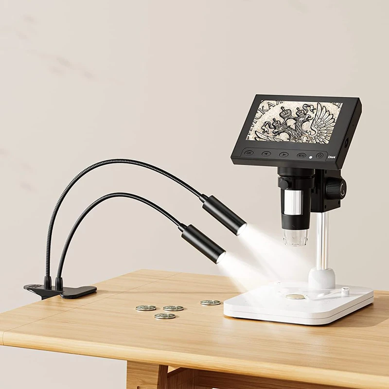 Gooseneck Lamp Microscope LED  - Electronics Repair Microscope recension och pris