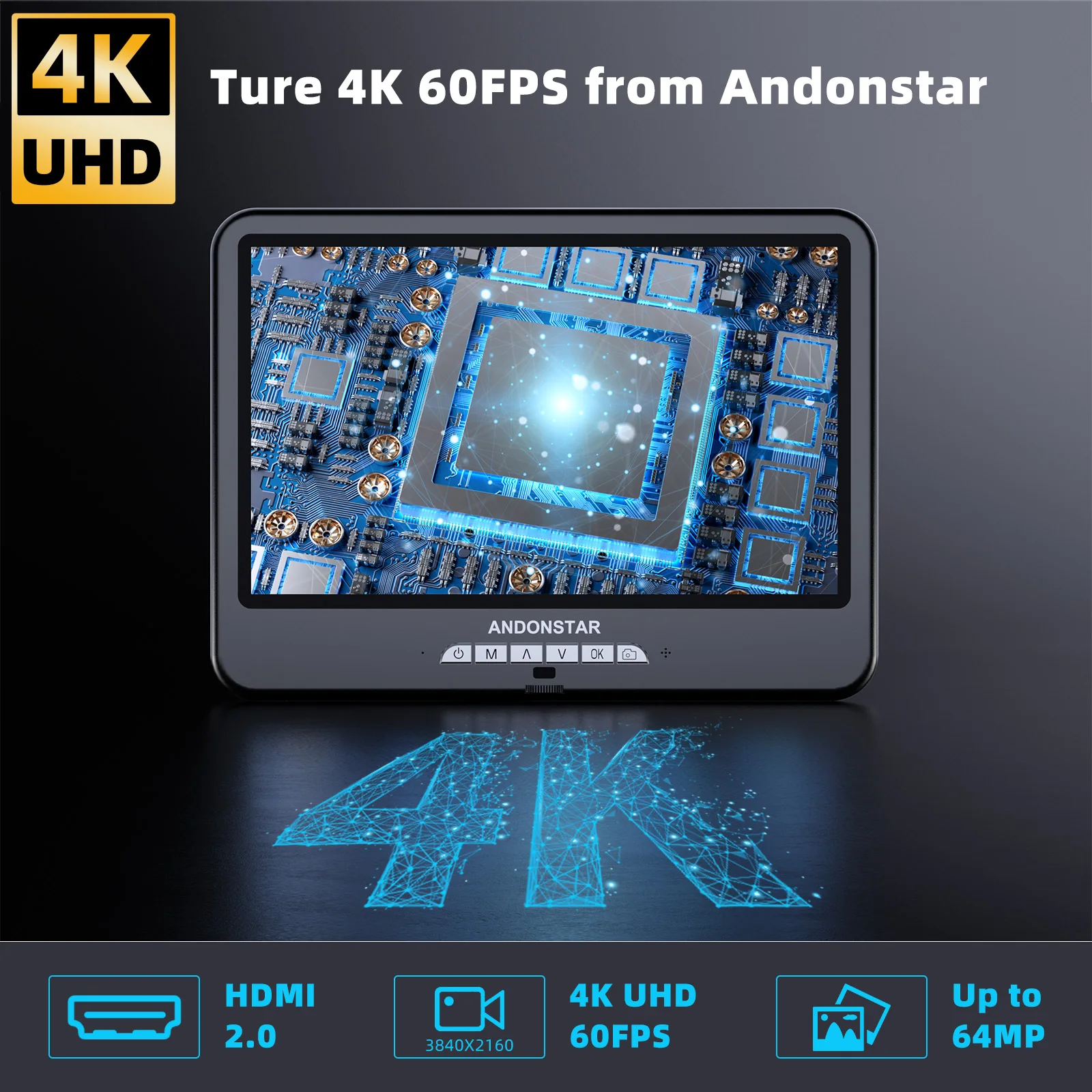 Andonstar AD210S-Pro 4K 60FPS  - Electronics Repair Microscope recension och pris