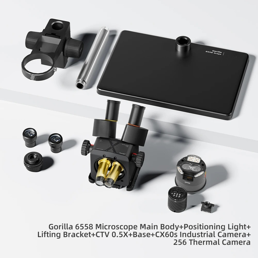 Qianli 6558 Gorilla Trinocular - Electronics Repair Microscope recension och pris