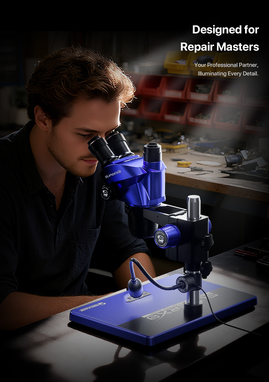 MECHANIC Microscope Universal  - Electronics Repair Microscope recension och pris