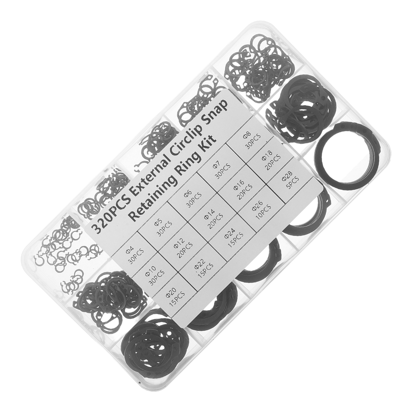 320Pcs Retaining Rings Assortm - Electronics Repair Kit recension och pris
