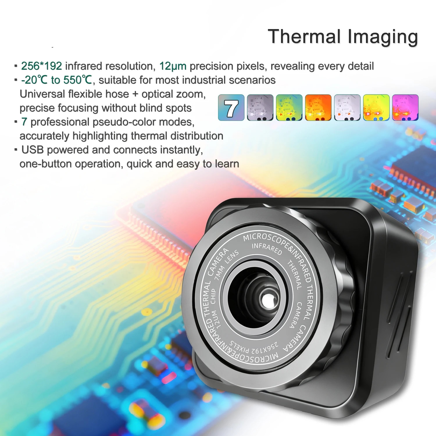 YIZHAN Thermal Imager 256*192  - Electronics Repair Microscope recension och pris