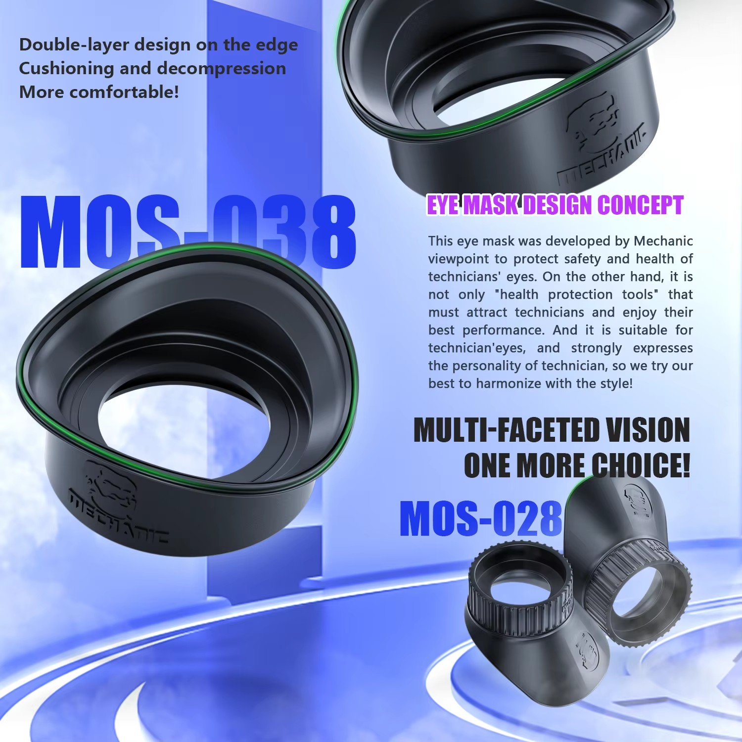 MECHANIC MOS Series Eye Guards - Electronics Repair Microscope recension och pris